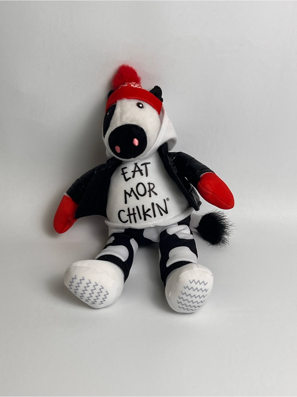 Chick-fil-A Holiday 2025 Plush Cow Doll Toy Snow Day Christmas 9"